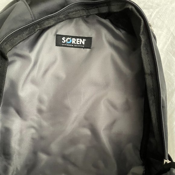 Soren Black Laptop Backpack-NWOT - Picture 4 of 13